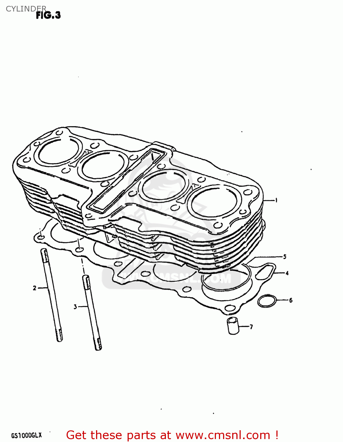 CYLINDER GS1000 1980 (T) USA (E03)