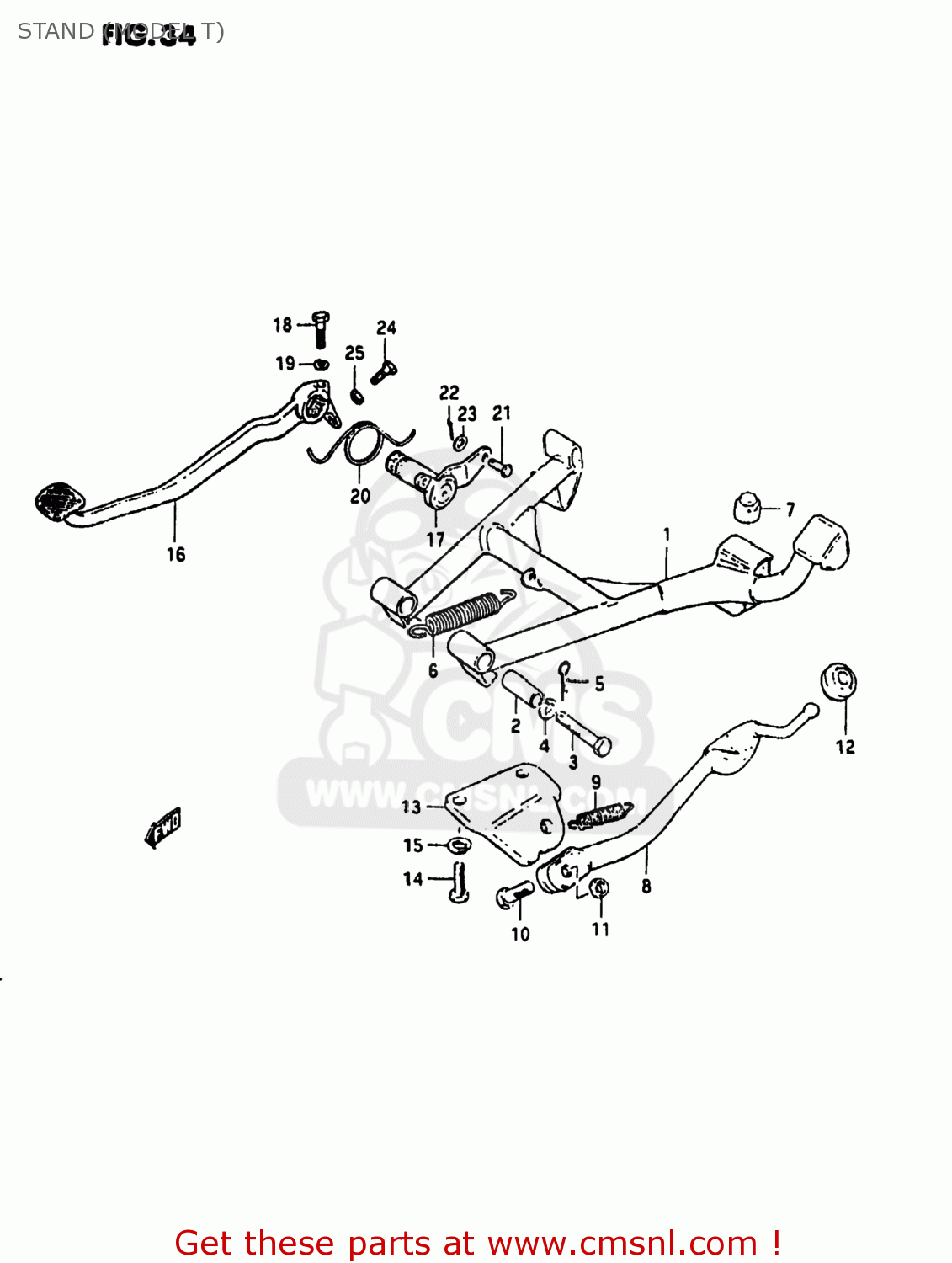 STAND (MODEL T) GS1000 1980 (T) USA (E03)