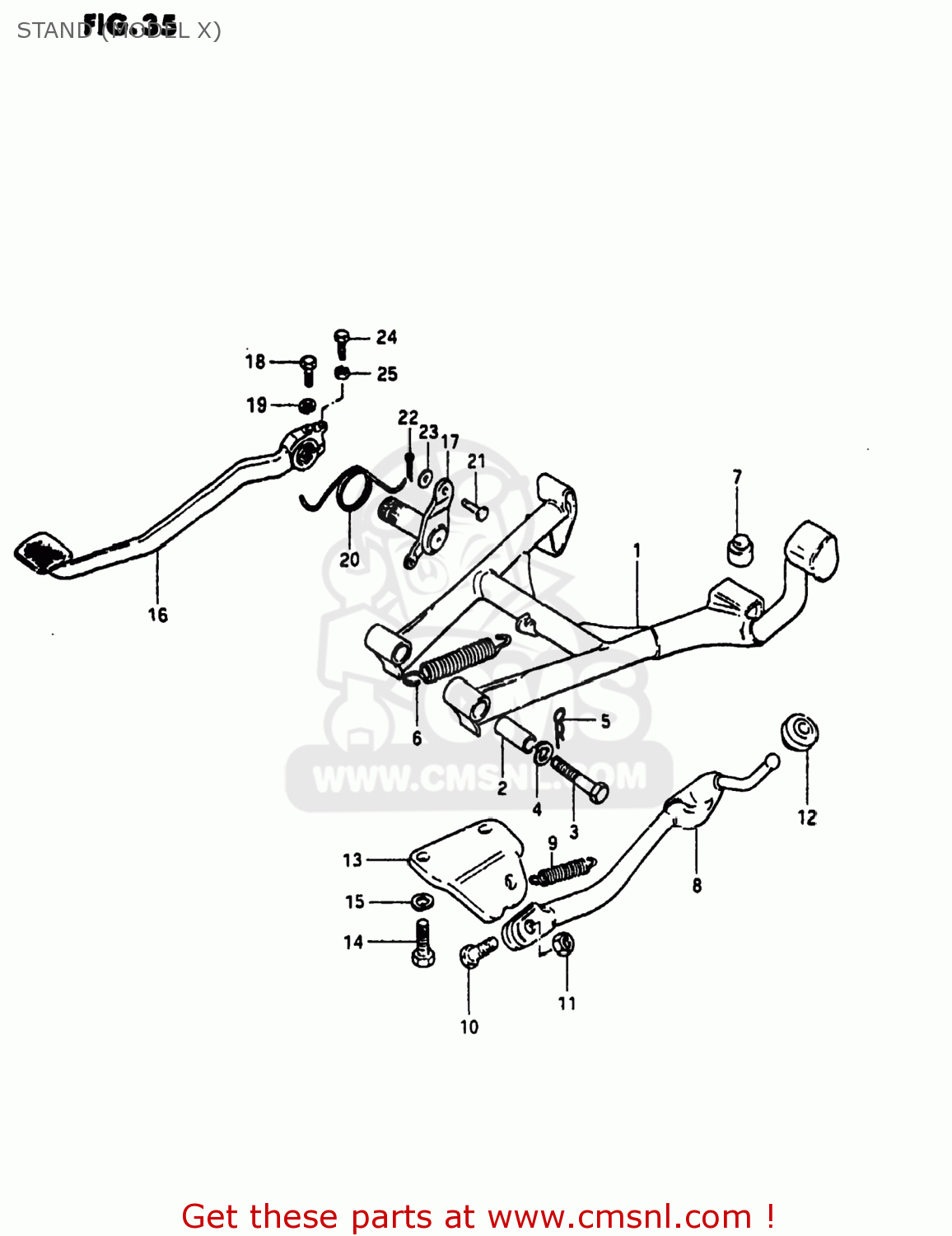 STAND (MODEL X) GS1000 1980 (T) USA (E03)