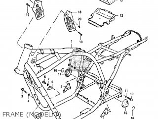FRAME (MODEL T) - GS1000 1980 (T) USA (E03)