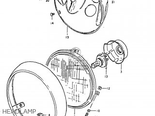 HEADLAMP - GS1000 1980 (T) USA (E03)
