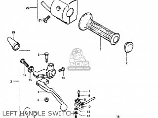 LEFT HANDLE SWITCH - GS1000 1980 (T) USA (E03)
