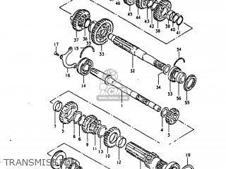 TRANSMISSION - GS1000 1980 (T) USA (E03)