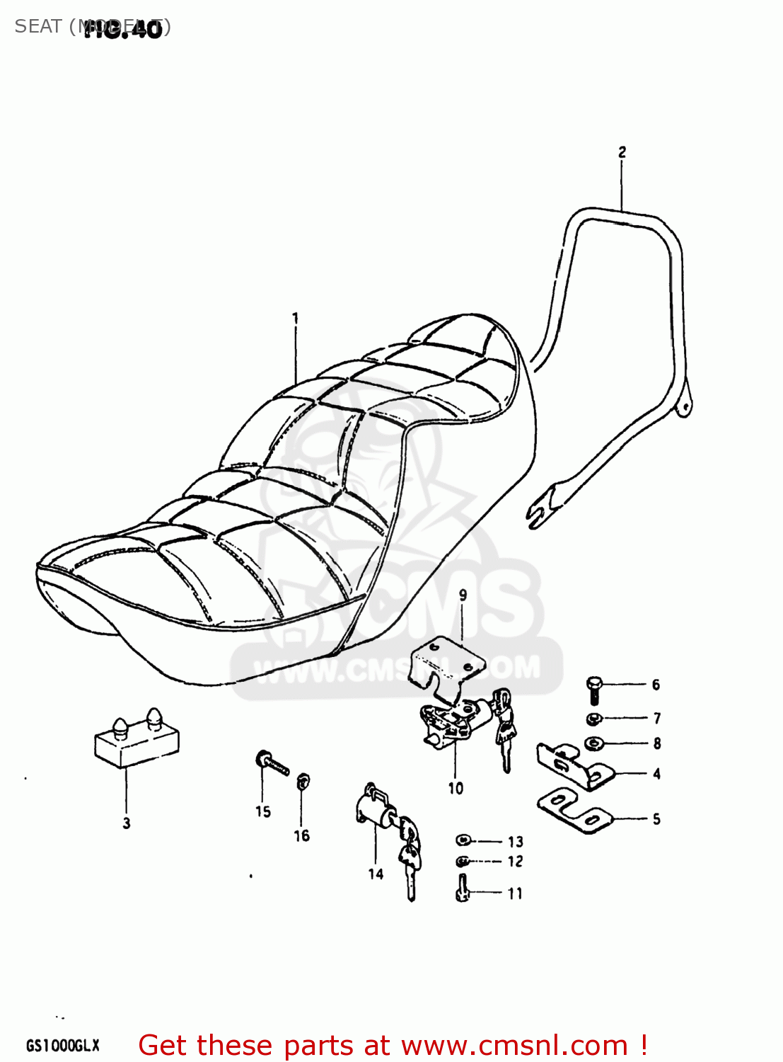 SEAT (MODEL T) GS1000 1981 (X) USA (E03)