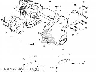 CRANKCASE COVER - GS1000 1981 (X) USA (E03)