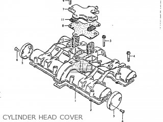 CYLINDER HEAD COVER - GS1000 1981 (X) USA (E03)