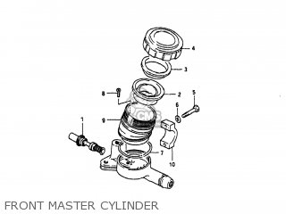 FRONT MASTER CYLINDER - GS1000 1981 (X) USA (E03)