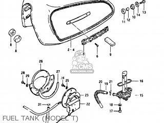 FUEL TANK (MODEL T) - GS1000 1981 (X) USA (E03)