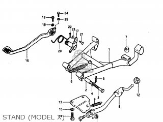STAND (MODEL X) - GS1000 1981 (X) USA (E03)