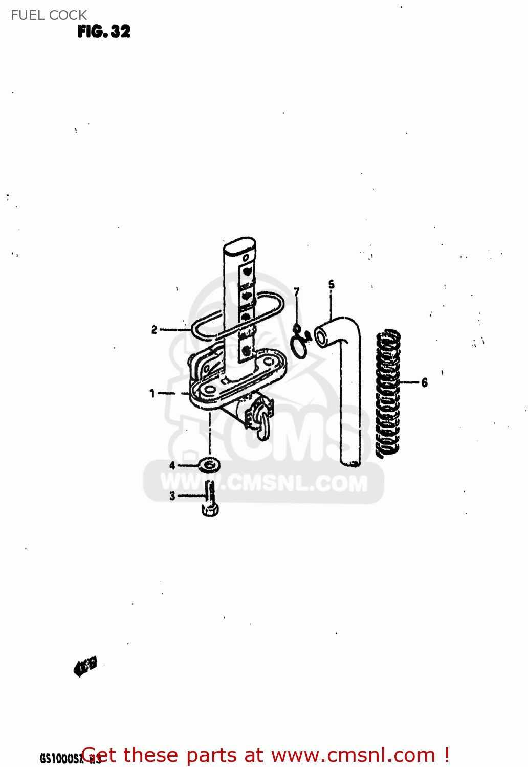 FUEL COCK GS1000 1982 (Z) USA (E03)