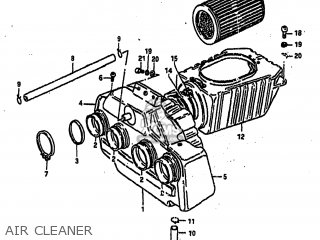 AIR CLEANER - GS1000 1982 (Z) USA (E03)