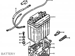 BATTERY - GS1000 1982 (Z) USA (E03)