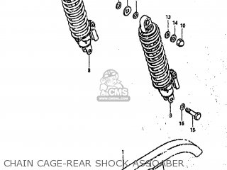 CHAIN CAGE-REAR SHOCK ASSOABER - GS1000 1982 (Z) USA (E03)