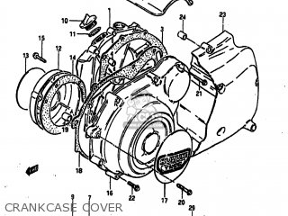 CRANKCASE COVER - GS1000 1982 (Z) USA (E03)