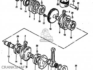 CRANKSHAFT - GS1000 1982 (Z) USA (E03)