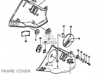 FRAME COVER - GS1000 1982 (Z) USA (E03)