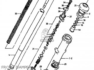 FRONT DAMPER - GS1000 1982 (Z) USA (E03)