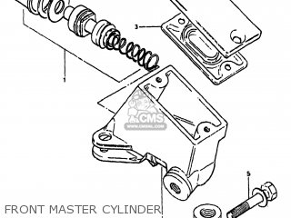 FRONT MASTER CYLINDER - GS1000 1982 (Z) USA (E03)