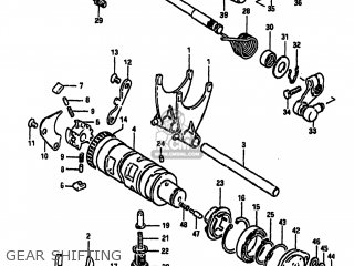 GEAR SHIFTING - GS1000 1982 (Z) USA (E03)