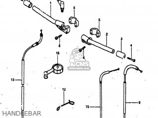 HANDLEBAR - GS1000 1982 (Z) USA (E03)