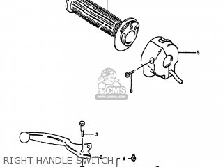 RIGHT HANDLE SWITCH - GS1000 1982 (Z) USA (E03)