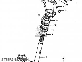 STEERING STEM - GS1000 1982 (Z) USA (E03)