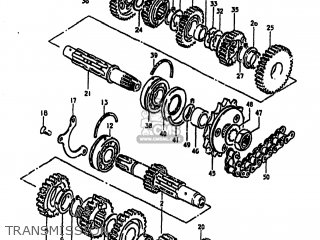 TRANSMISSION - GS1000 1982 (Z) USA (E03)