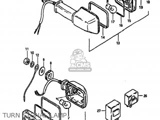 TURN SIGNAL LAMP - GS1000 1982 (Z) USA (E03)