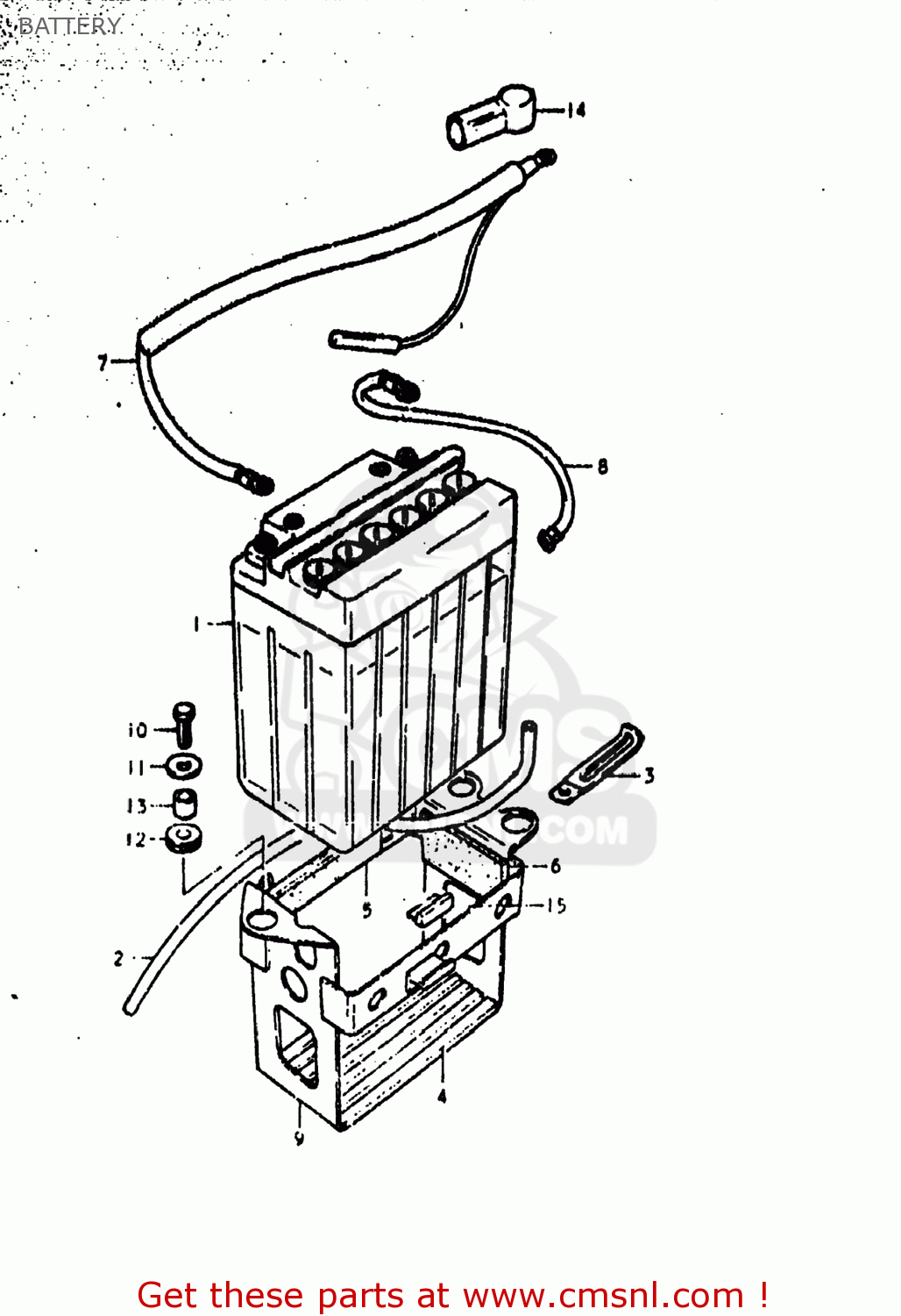 BATTERY GS1000C 1979 (N) USA (E03)