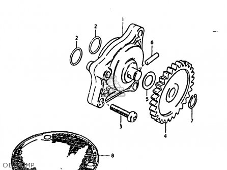 OIL PUMP - GS1000E 1978 (C) GENERAL EXPORT (E01)