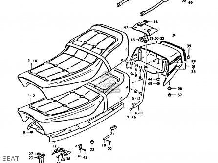 SEAT - GS1000E 1980 (T) (E01 E02 E04 E17 E18 E21 E22 E24 E25 E26 E30 39