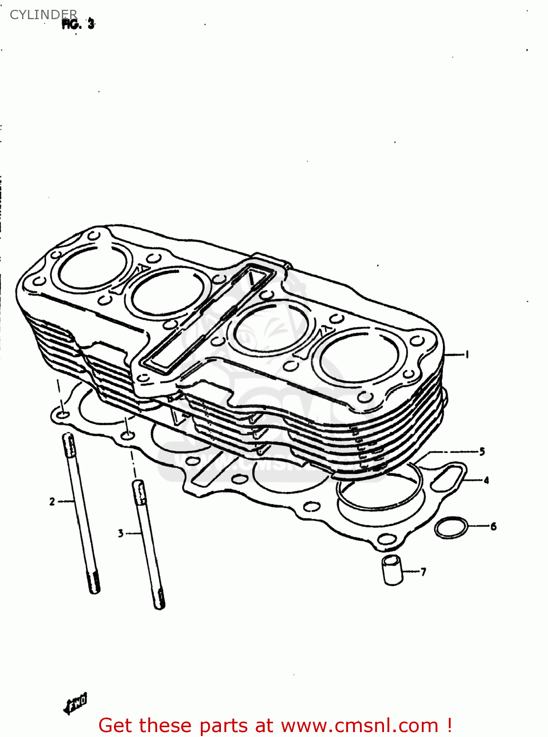 CYLINDER GS1000E 1980 (T) USA (E03)