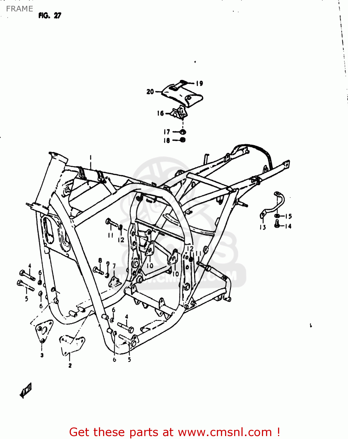 FRAME GS1000E 1980 (T) USA (E03)