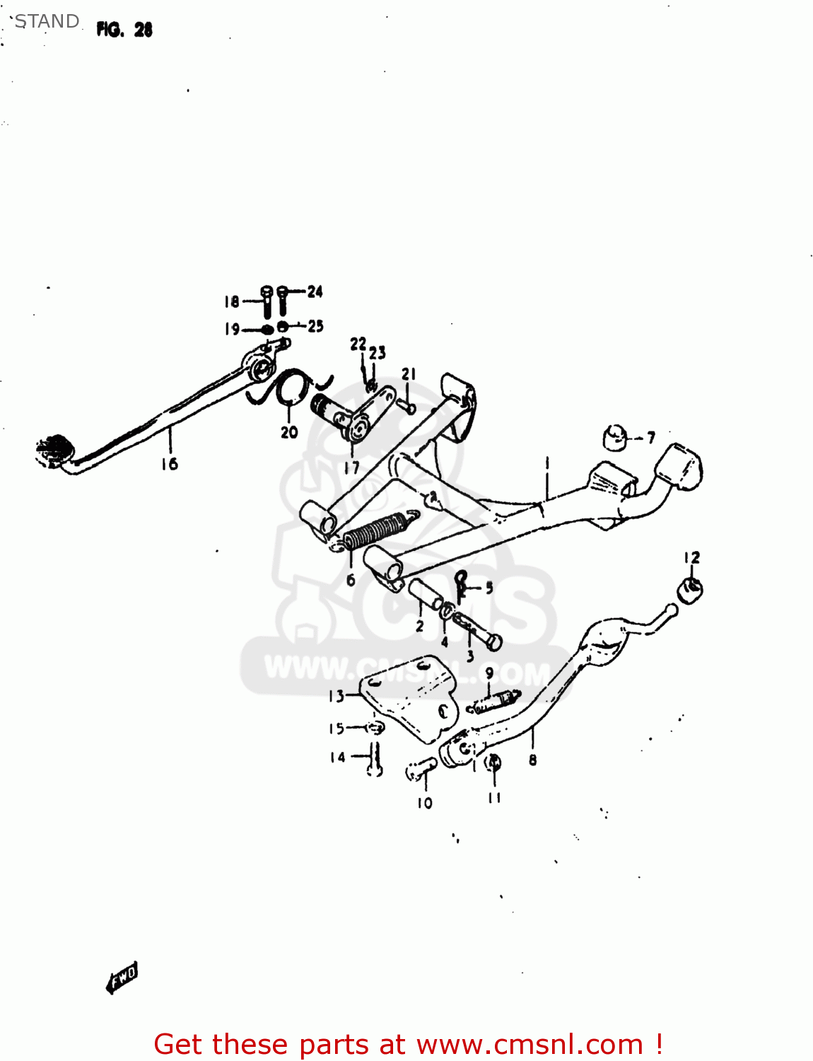 STAND GS1000E 1980 (T) USA (E03)
