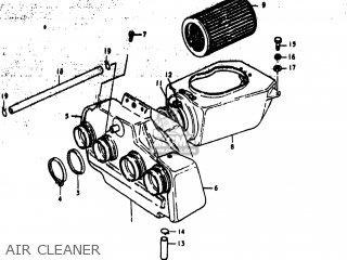 AIR CLEANER - GS1000E 1980 (T) USA (E03)