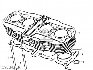 CYLINDER - GS1000E 1980 (T) USA (E03)
