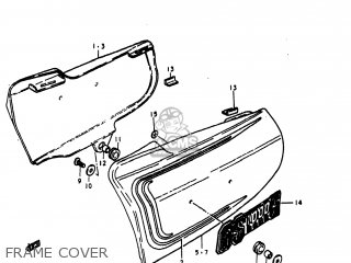 FRAME COVER - GS1000E 1980 (T) USA (E03)