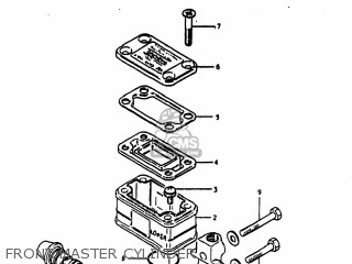 FRONT MASTER CYLINDER - GS1000E 1980 (T) USA (E03)