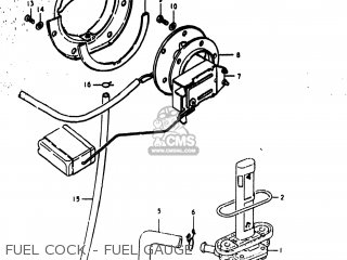 FUEL COCK - FUEL GAUGE - GS1000E 1980 (T) USA (E03)