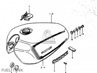 FUEL TANK - GS1000E 1980 (T) USA (E03)