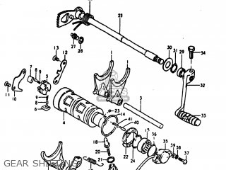 GEAR SHIFTING - GS1000E 1980 (T) USA (E03)