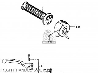 RIGHT HANDLE SWITCH - GS1000E 1980 (T) USA (E03)