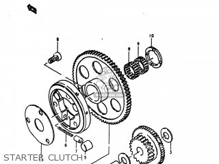 STARTER CLUTCH - GS1000E 1980 (T) USA (E03)