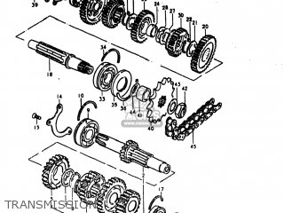 TRANSMISSION - GS1000E 1980 (T) USA (E03)