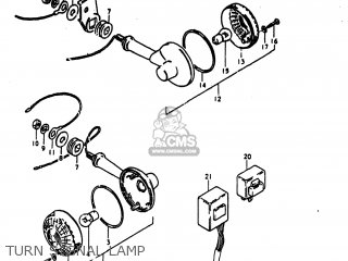 TURN SIGNAL LAMP - GS1000E 1980 (T) USA (E03)
