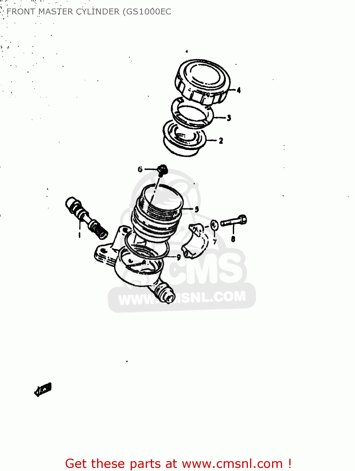FRONT MASTER CYLINDER (GS1000EC GS1000EC 1978 (C) USA (E03)