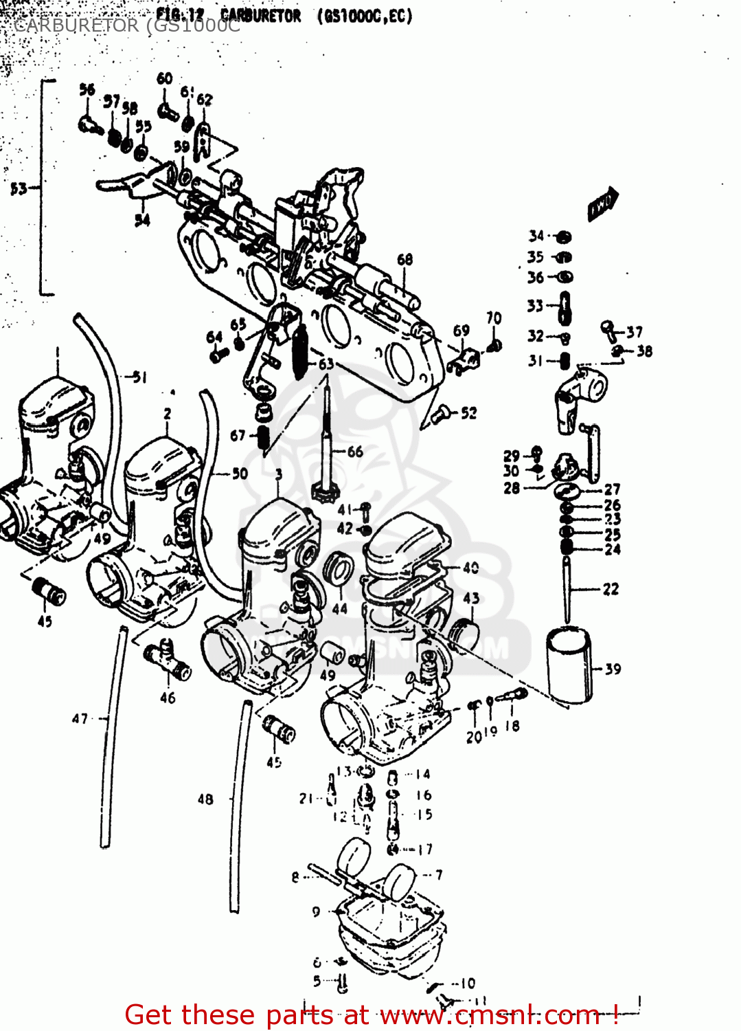 CARBURETOR (GS1000C GS1000EC 1979 (N) USA (E03)