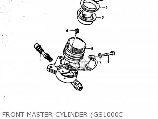 FRONT MASTER CYLINDER (GS1000C - GS1000EC 1979 (N) USA (E03)