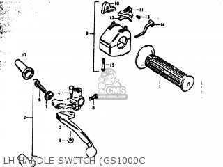 LH HANDLE SWITCH (GS1000C - GS1000EN 1978 (C) USA (E03)