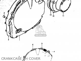 CRANKCASE RH COVER - GS1000EN 1979 (N) USA (E03)